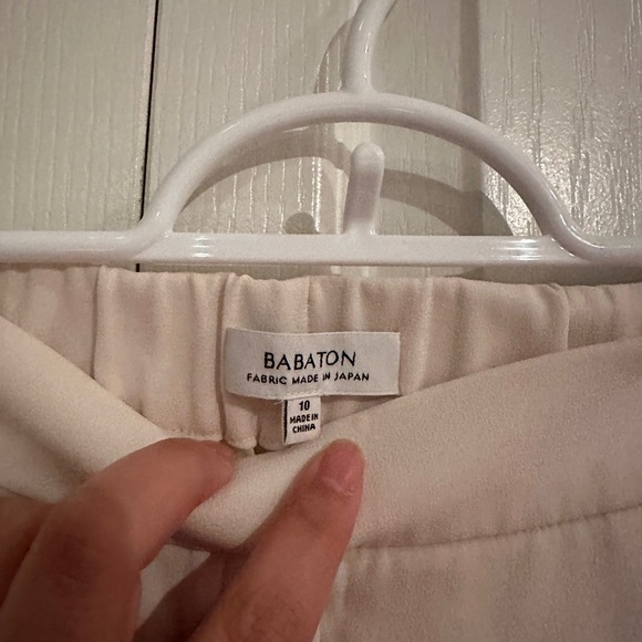 Babaton Joggers - Cream Sz10 - Picture 3 of 5